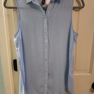 H&M Pinstripe Vest Tank